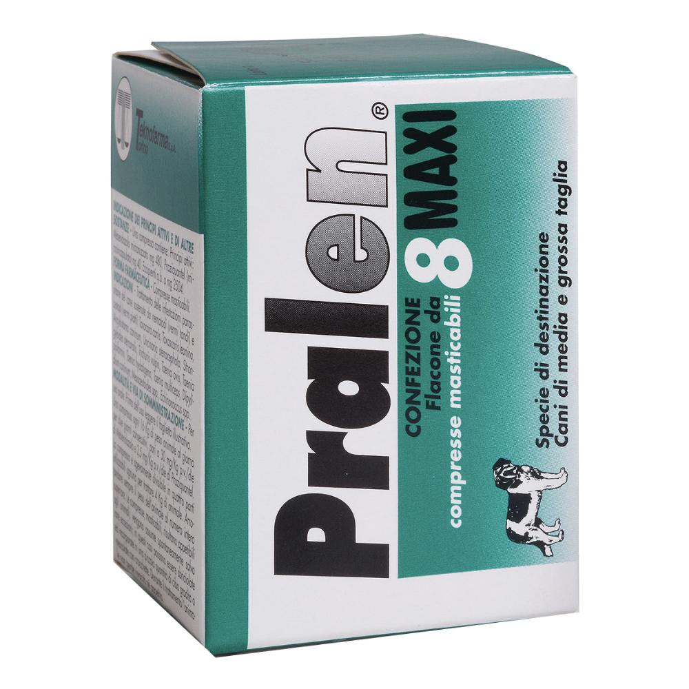 Pralen Maxi 8 compresse vet - antiparassitario interno per cani img