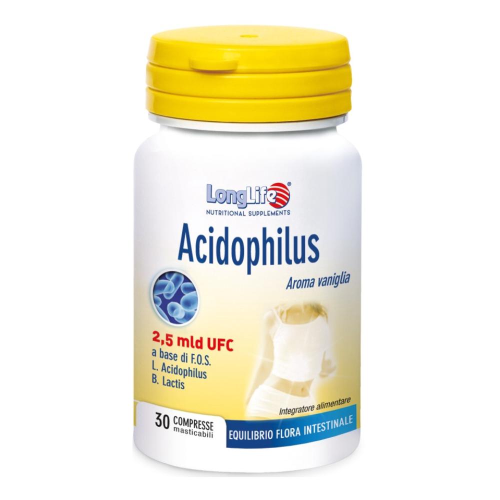 LONGLIFE ACIDOPHILUS 30CPR MAS