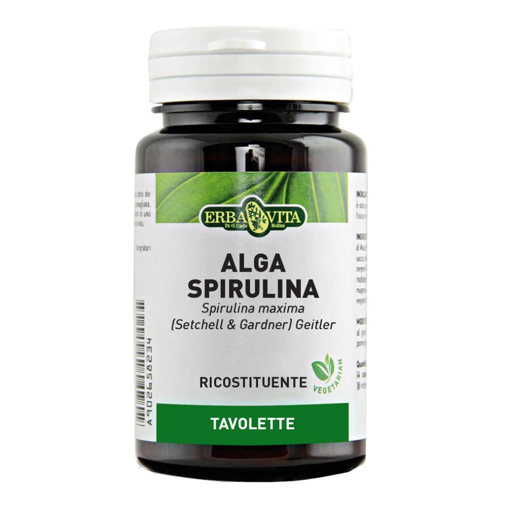 Alga Spirulina integratore ricostituente Erba Vita 125 tavolette