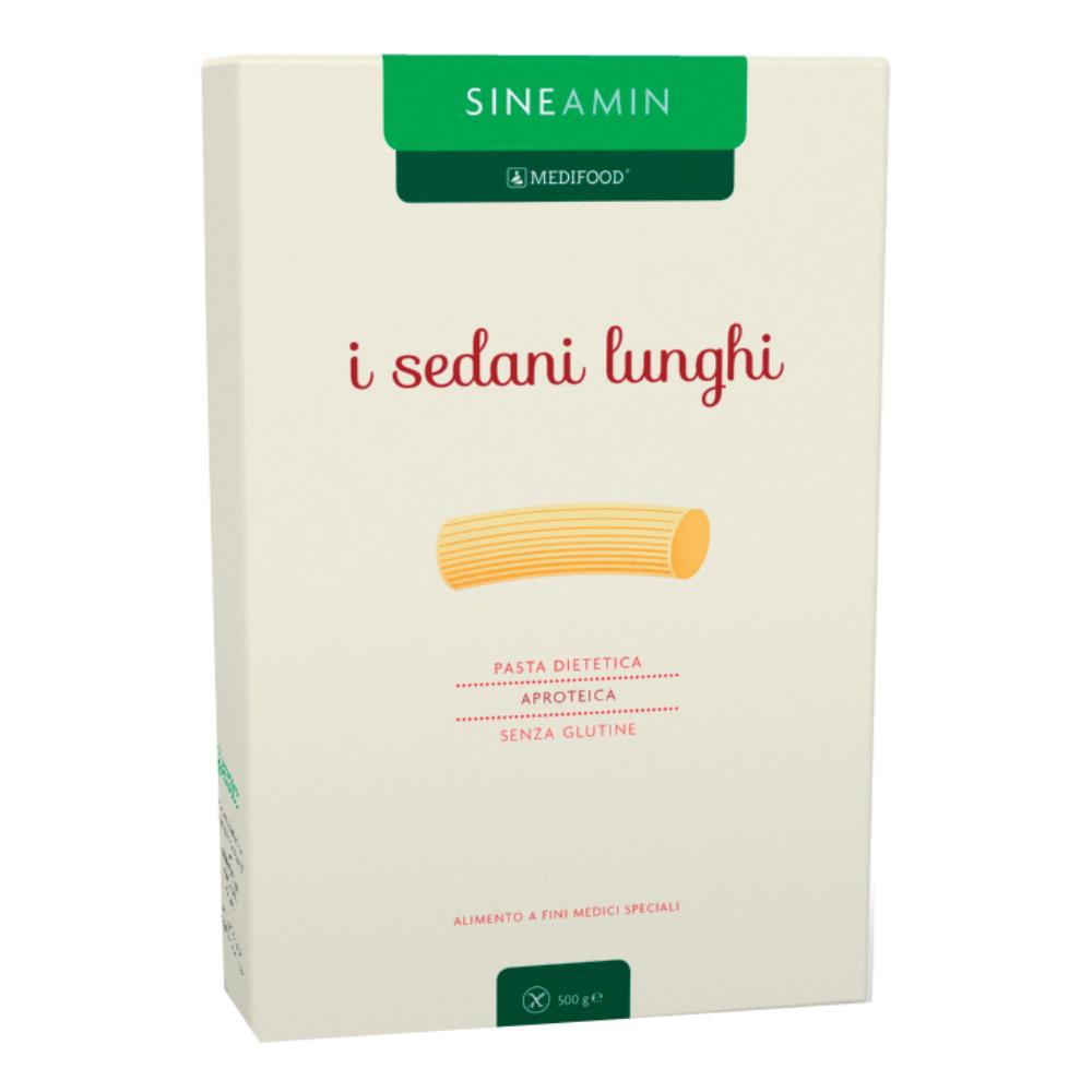 Sineamin Sedani Lunghi Pasta aproteica e senza glutine 500g