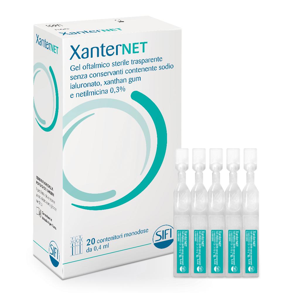 SIFI Salute degli Occhi XanterNet Gel Collirio Protettivo 20 Flaconcini
