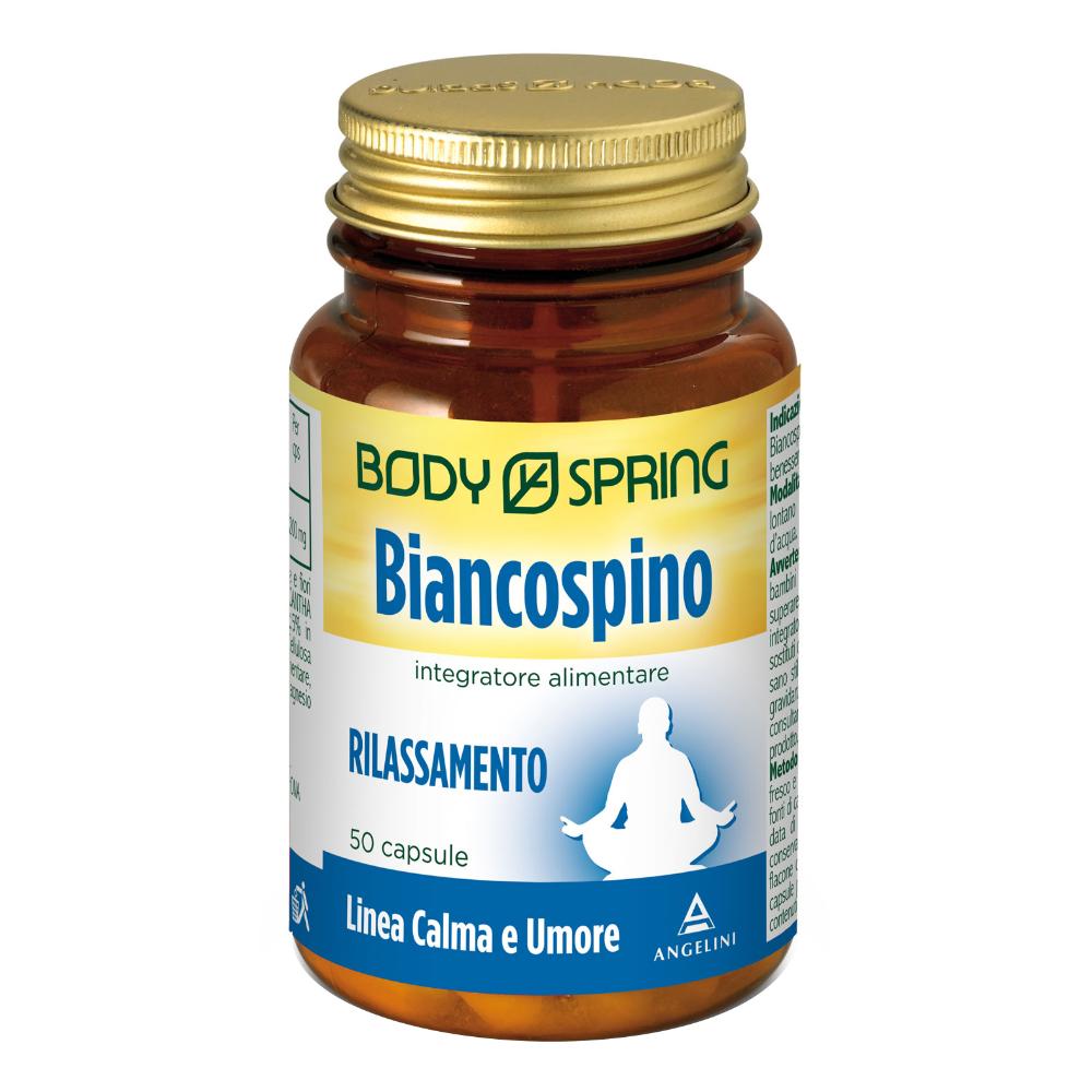 Body Spring Integratore Alimentare Biancospino 50 Capsule