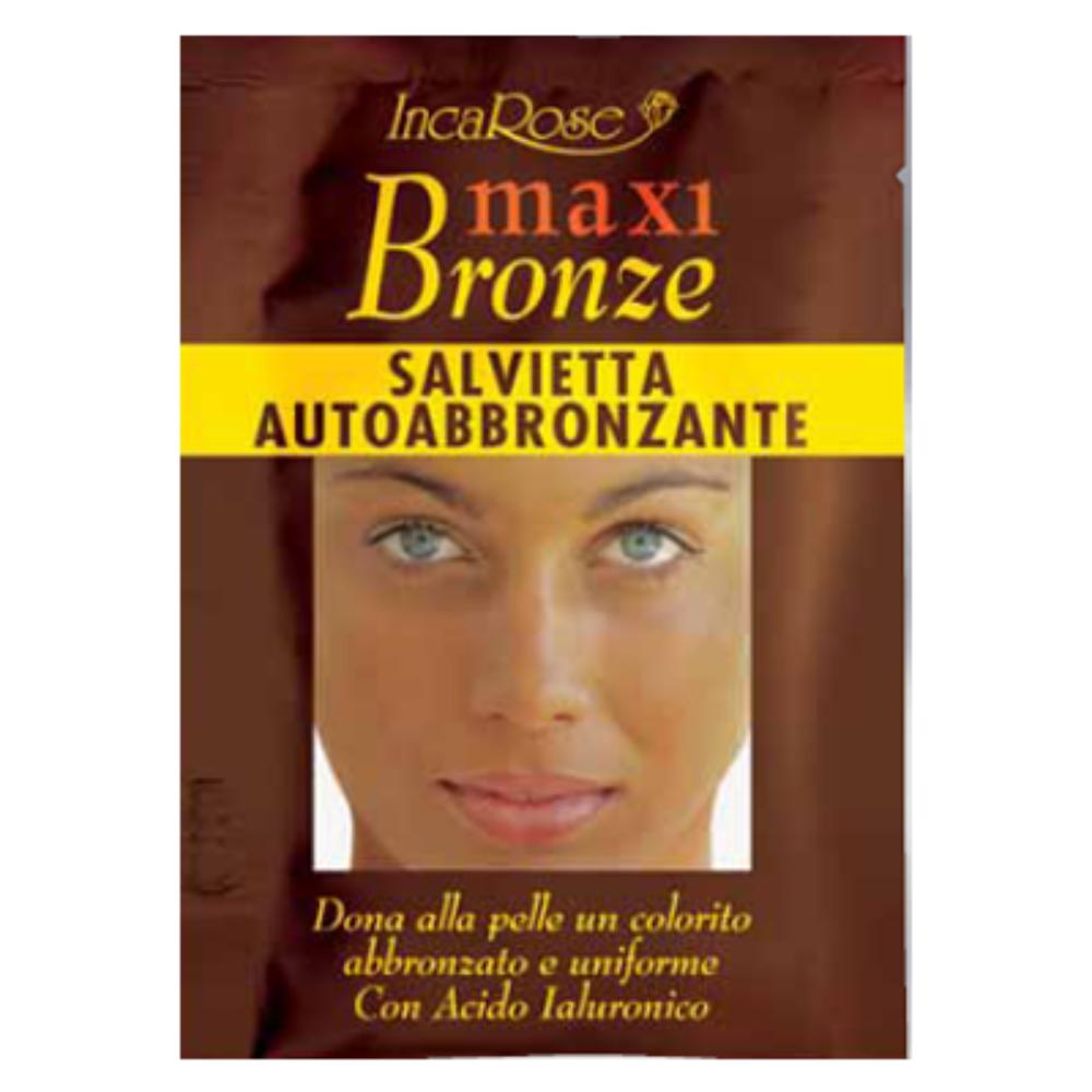 Incarose Maxi Bronze 1 Salvietta Viso Monouso Autoabbronzante