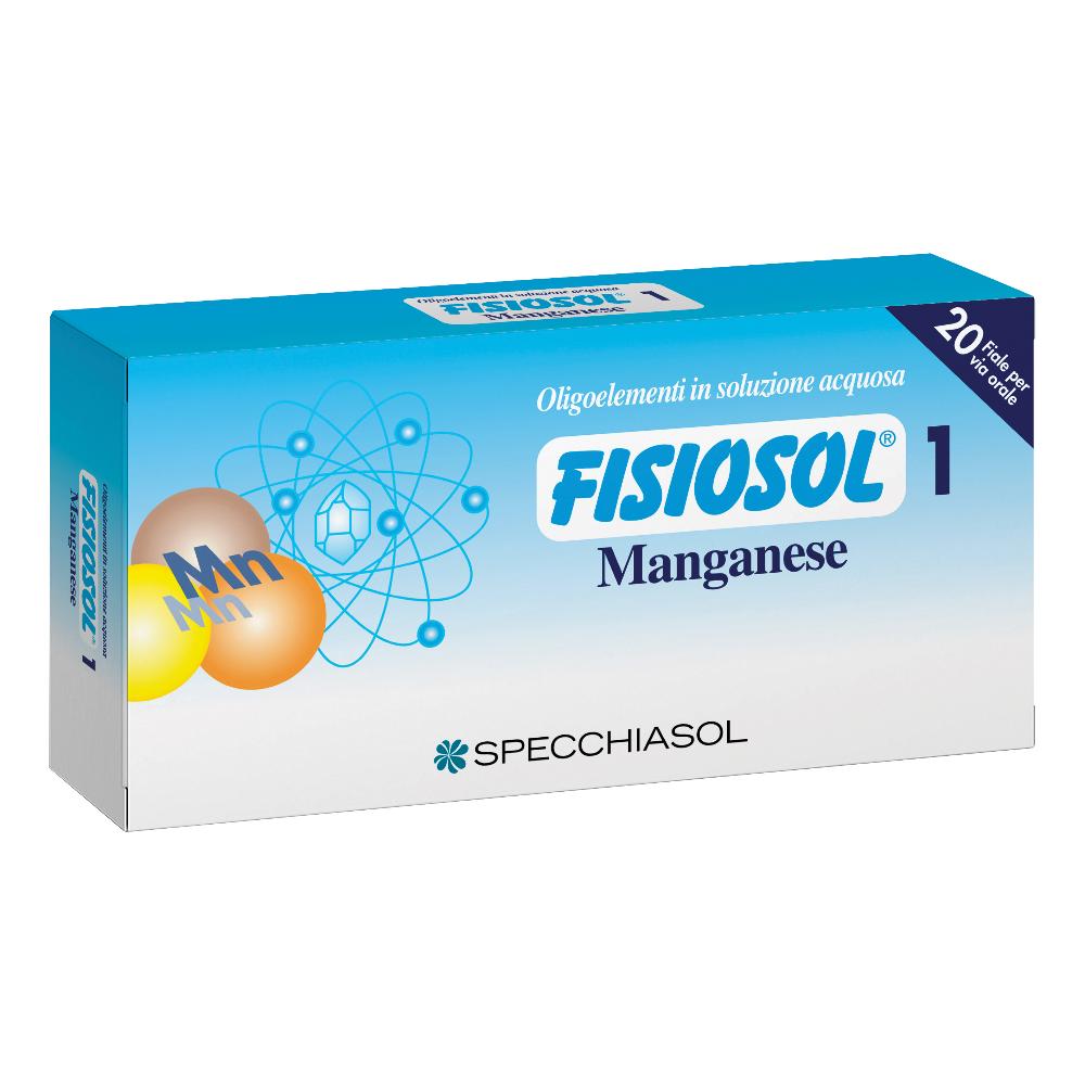 Specchiasol Fisiosol 1 MN Manganese 20 Fiale 2 ml