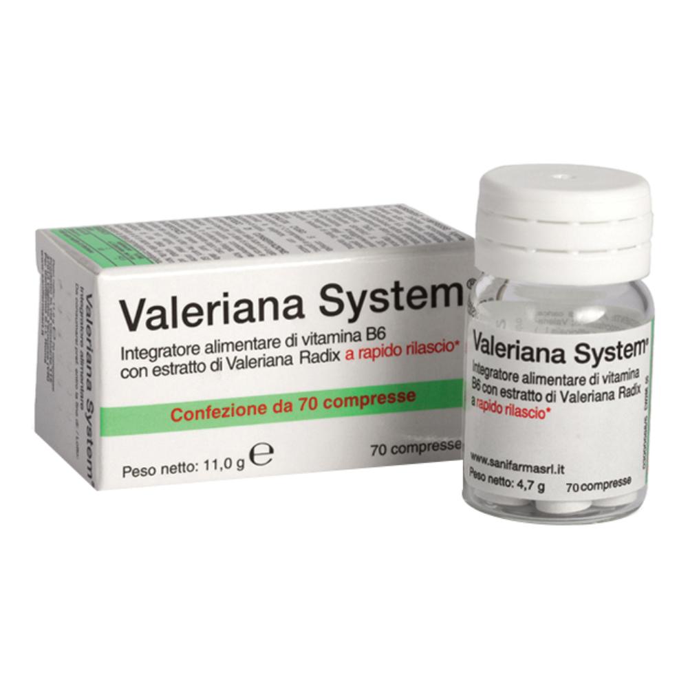 sanifarma srl valeriana system 70 compresse