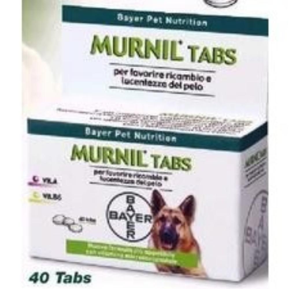 Bayer Pet Animali Domestici Murnil Tabs Cani Integratore 40 Compresse