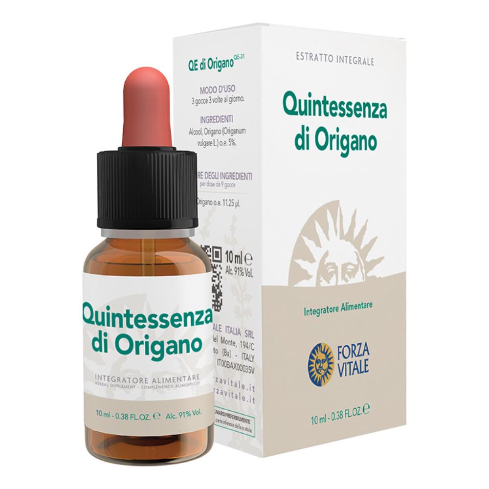 Quintessenza Origano Ecosol - Olio Essenziale Puro di Origano Naturale ad Alta Concentrazione