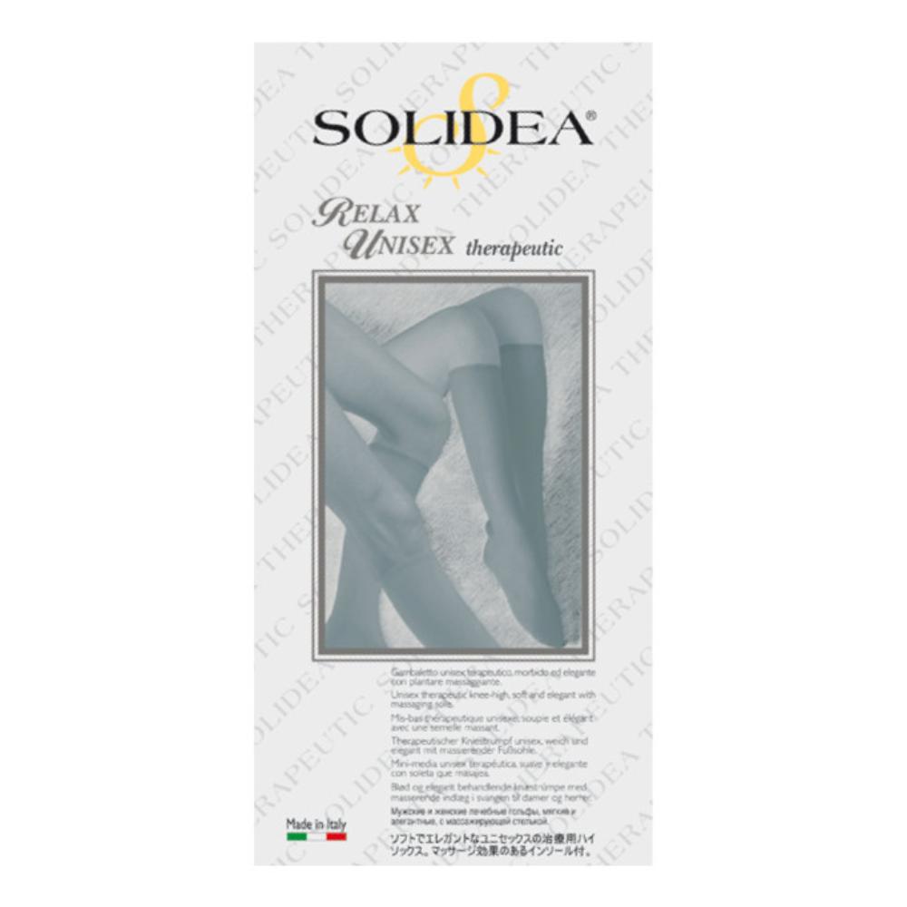 Calza a compressione graduata classe 1 Relax unisex punta chiusa colore naturale misura media per gambe leggere and benessere quotidiano