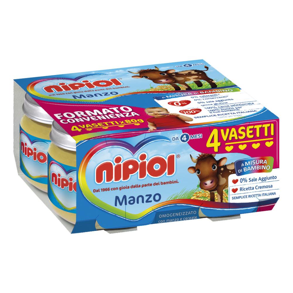 NIPIOL OMOG MANZO 4X80G