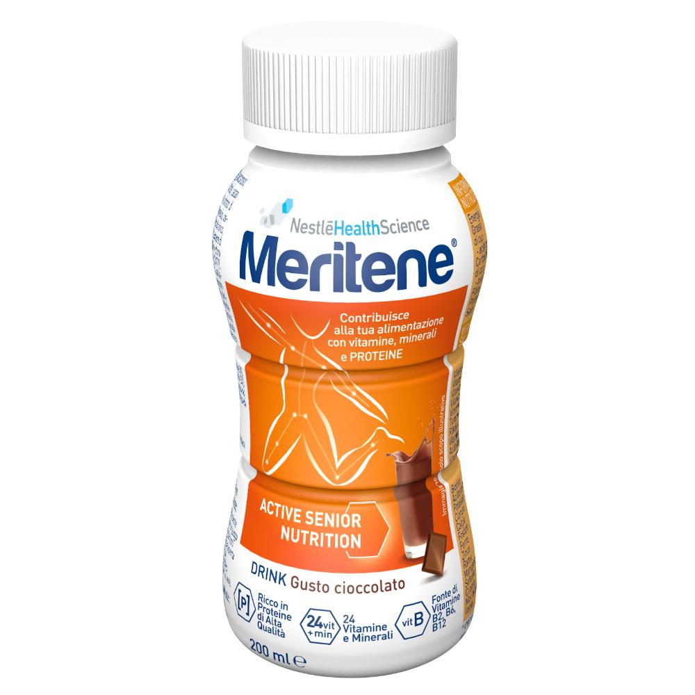 Meritene Drink Cioccolato Alimento Iperproteico 200 ml