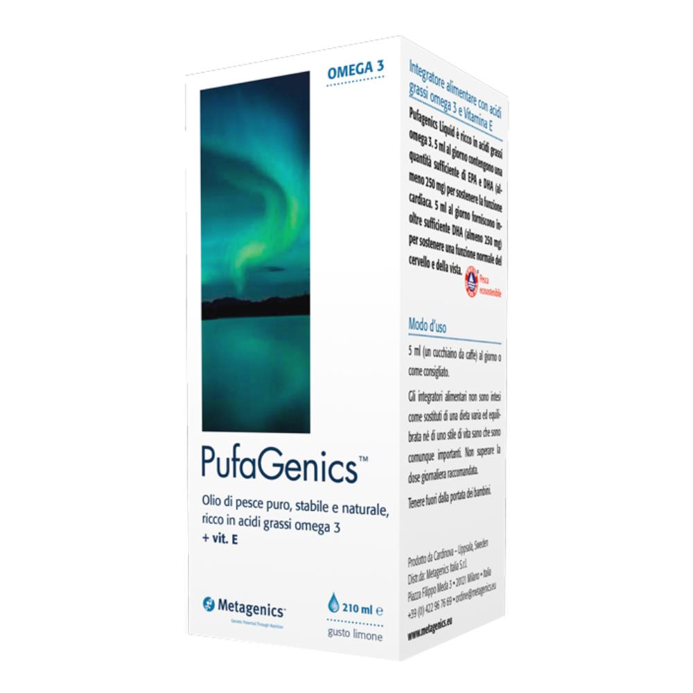 Metagenics Belgium Bvba Pufagenics Liquid Limone 210 Ml