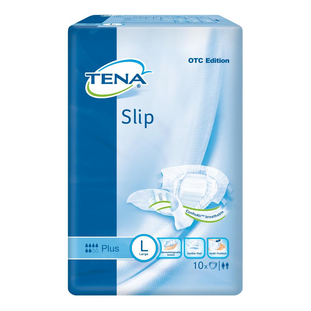 Tena Slip Plus Pannoloni Large 10 Pezzi