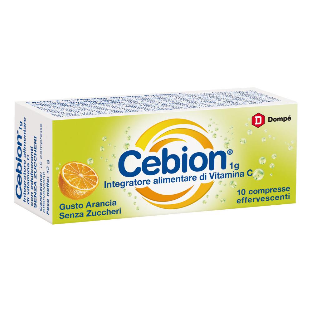 Cebion Difese Immunitarie Vitamina C 10 Compresse Efferv Senza Zucchero