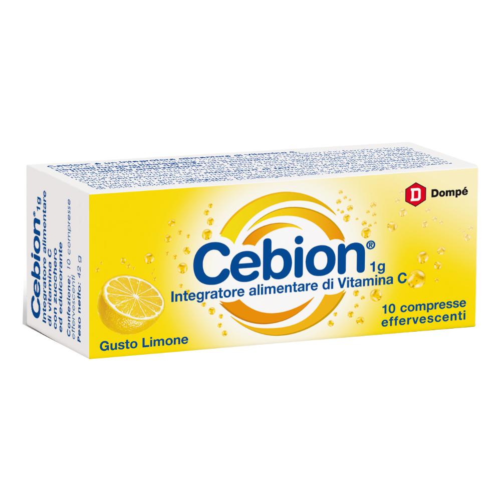 Cebion Effervescenti Integratore Alimentare Vitaminca C Limone 10 Compresse
