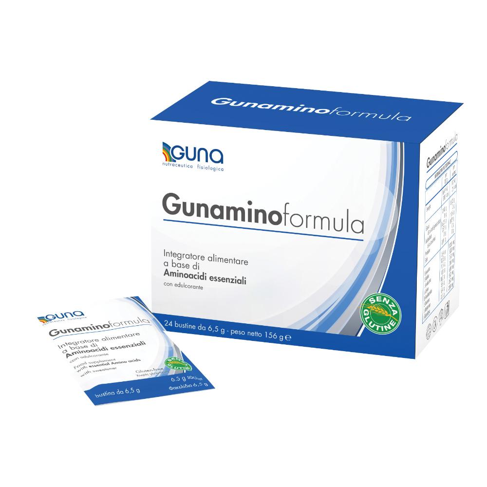 Guna Energia e Benessere Gunamino Formula Integratore Alimentare 24 Buste