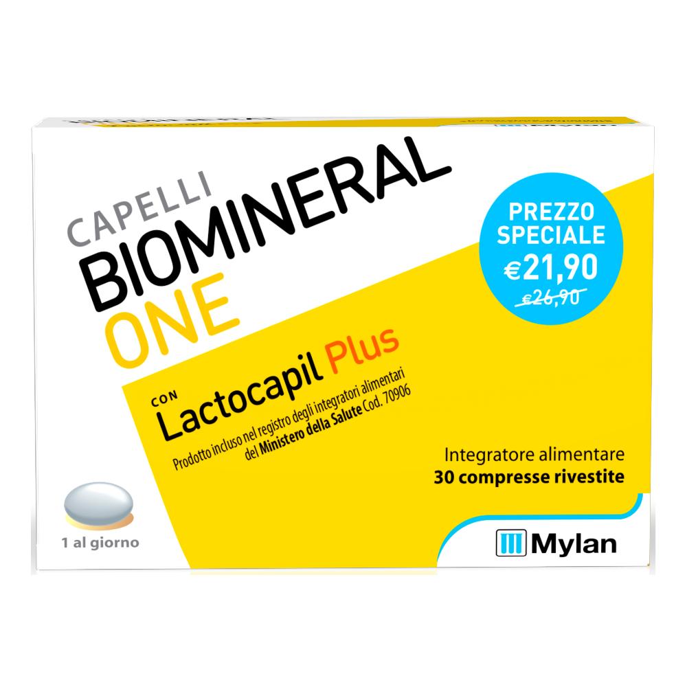 meda pharma spa biomineral one lactocapil + plus tp 30 compresse