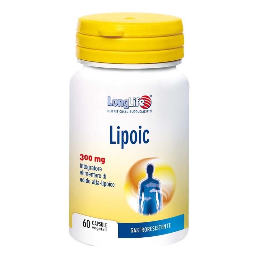 Longlife Lipoic Integratore Alimentare 60 Capsule