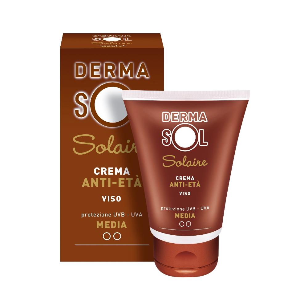 Dermasol Protezione Solare Crema Viso Anti-Età Protezione Media 50 ml