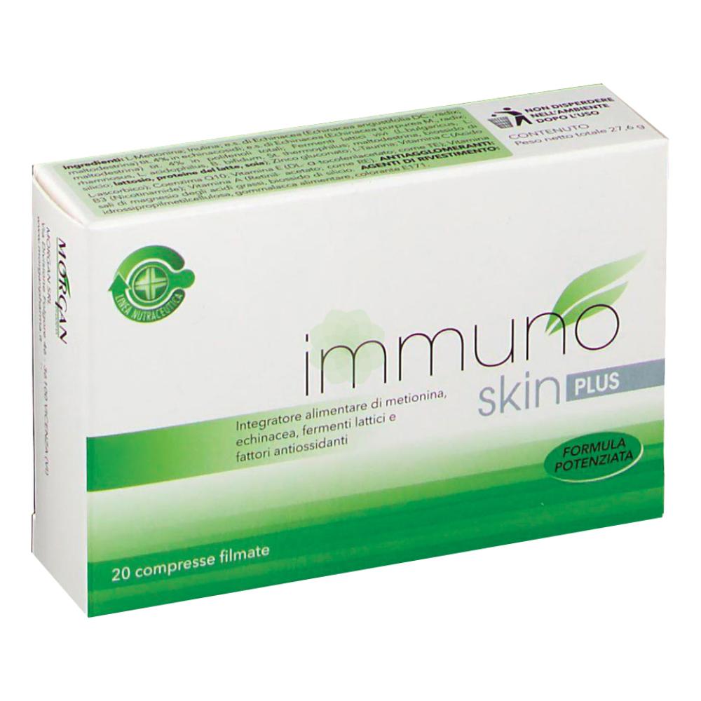 Morgan Pharma Difese Immunitarie Immuno Skin Plus Integratore 20 Compresse