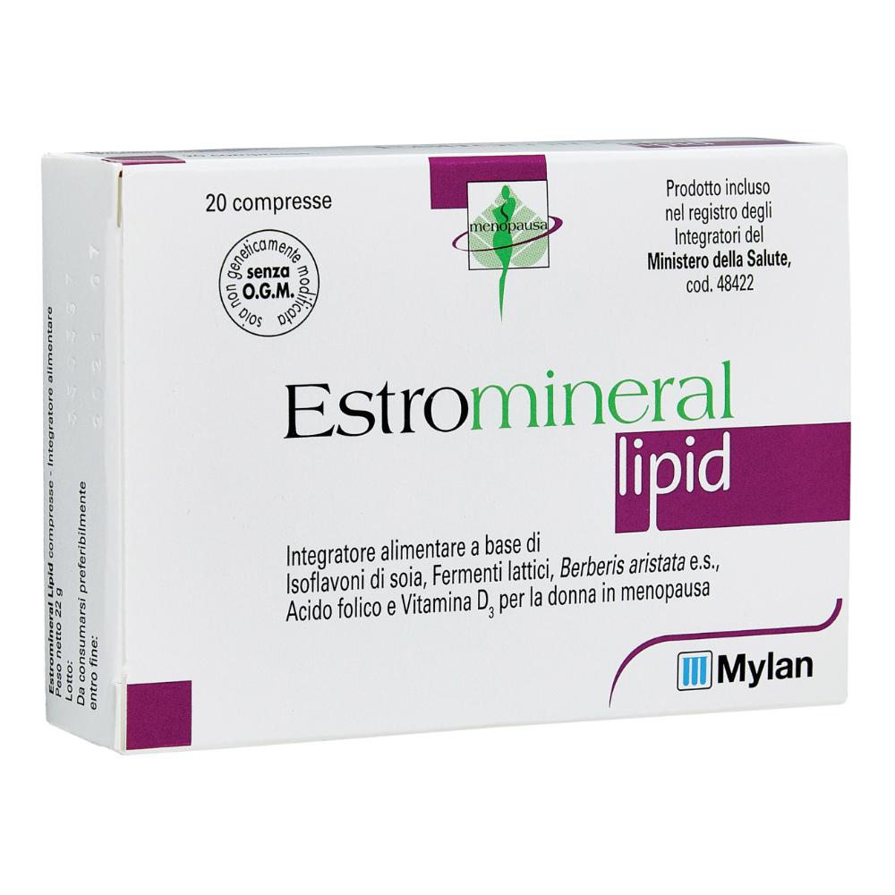 Estromineral Lipid Benessere e Salute Integratore Alimentare 20 Compresse