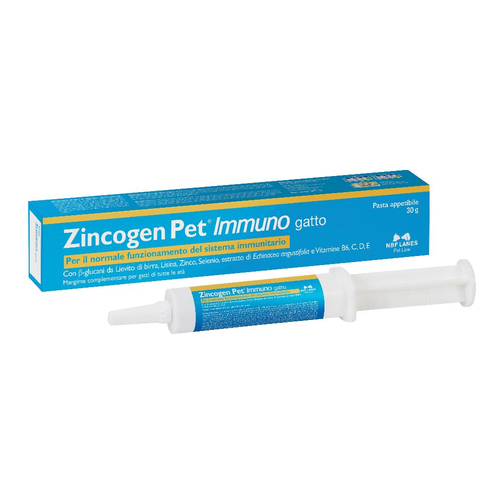 Zincogen Pet Immuno Pasta Mangime Complementare Per Gatti 30g img