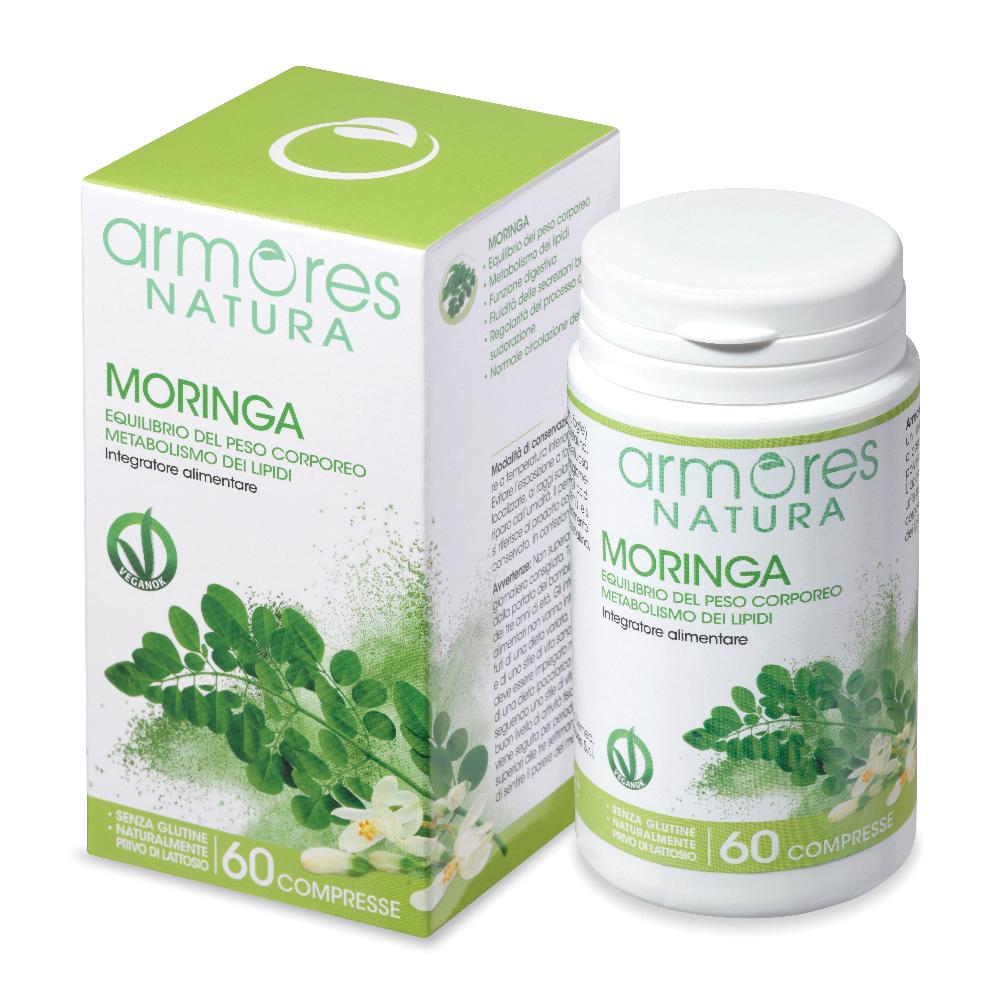 Armores Moringa 60 compresse - Integratore naturale per il benessere e il controllo del peso