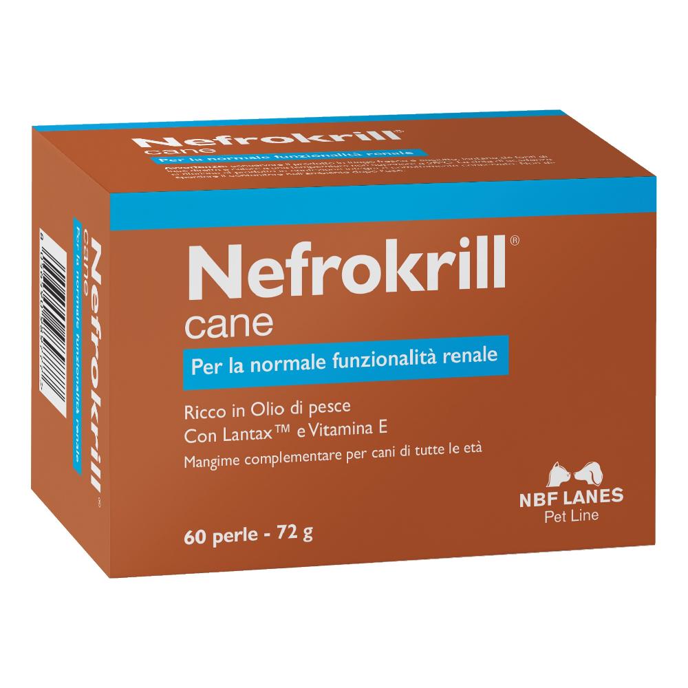 Nefrokrill Cane 60 Perle Integratore per la Funzionalità Renale del Cane con Olio di Krill img 1