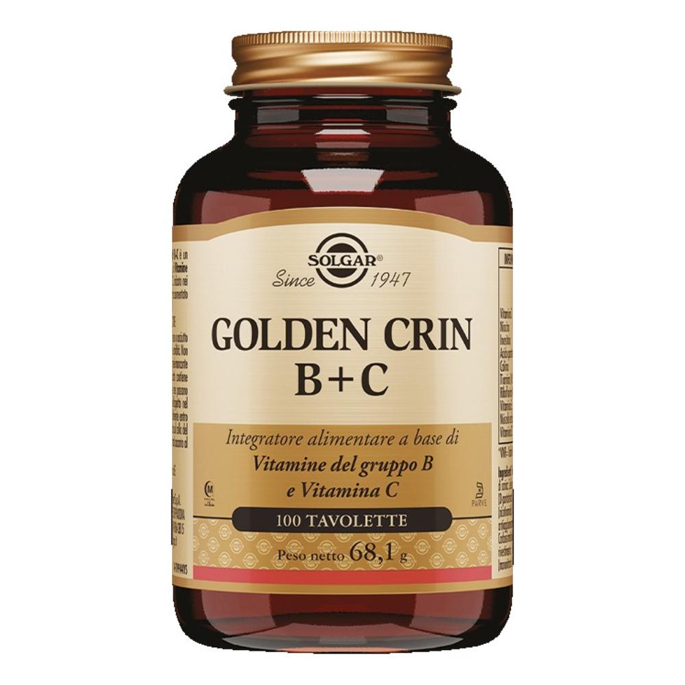 Solgar Golden Crin B+c Vitamine Capelli 100 Tavolette