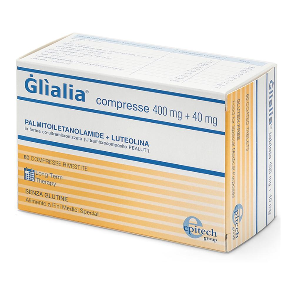 Epitech Group Glialia 400 mg + 40 mg Integratore Alimentare 60 Compresse