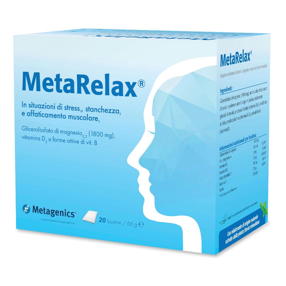 Metagenics Belgium Bvba Metarelax New 20 Bustine