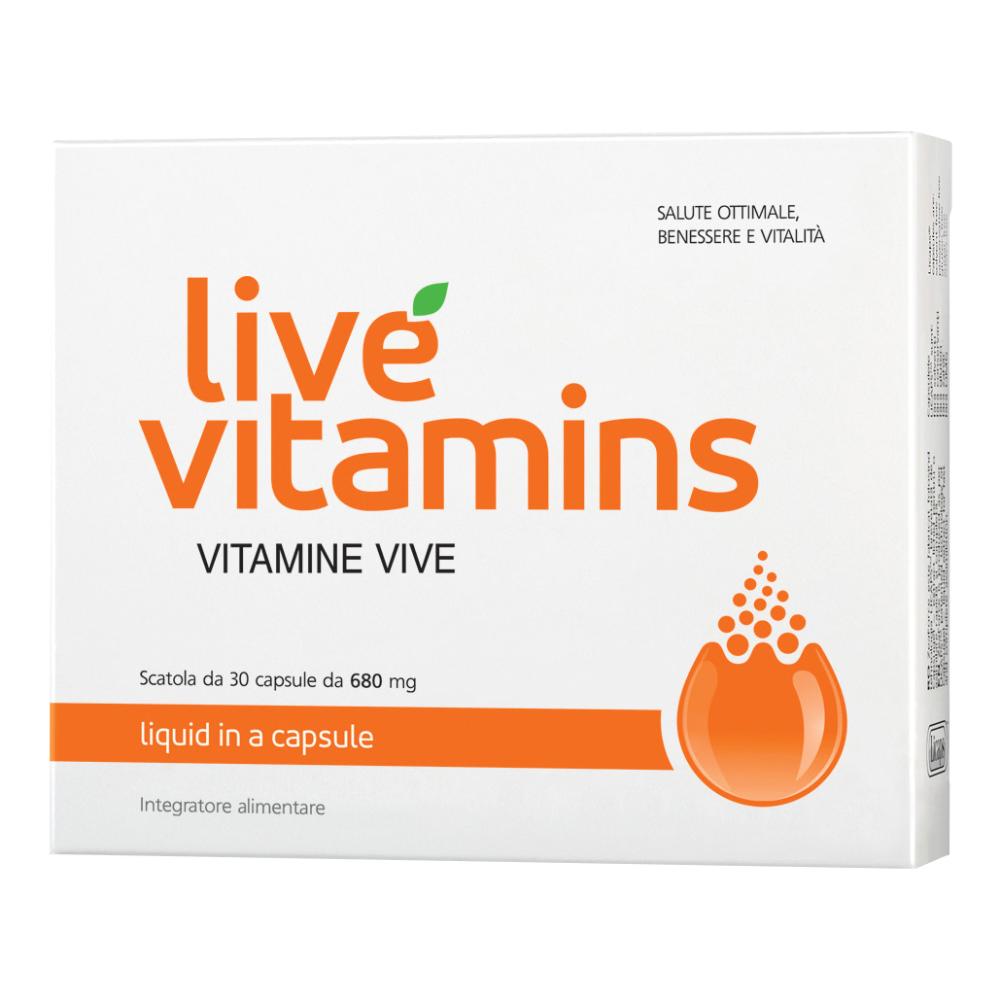 Visislim Live Vitamins - Integratore Alimentare con Complessi Vitaminici e Minerali - 30 capsule