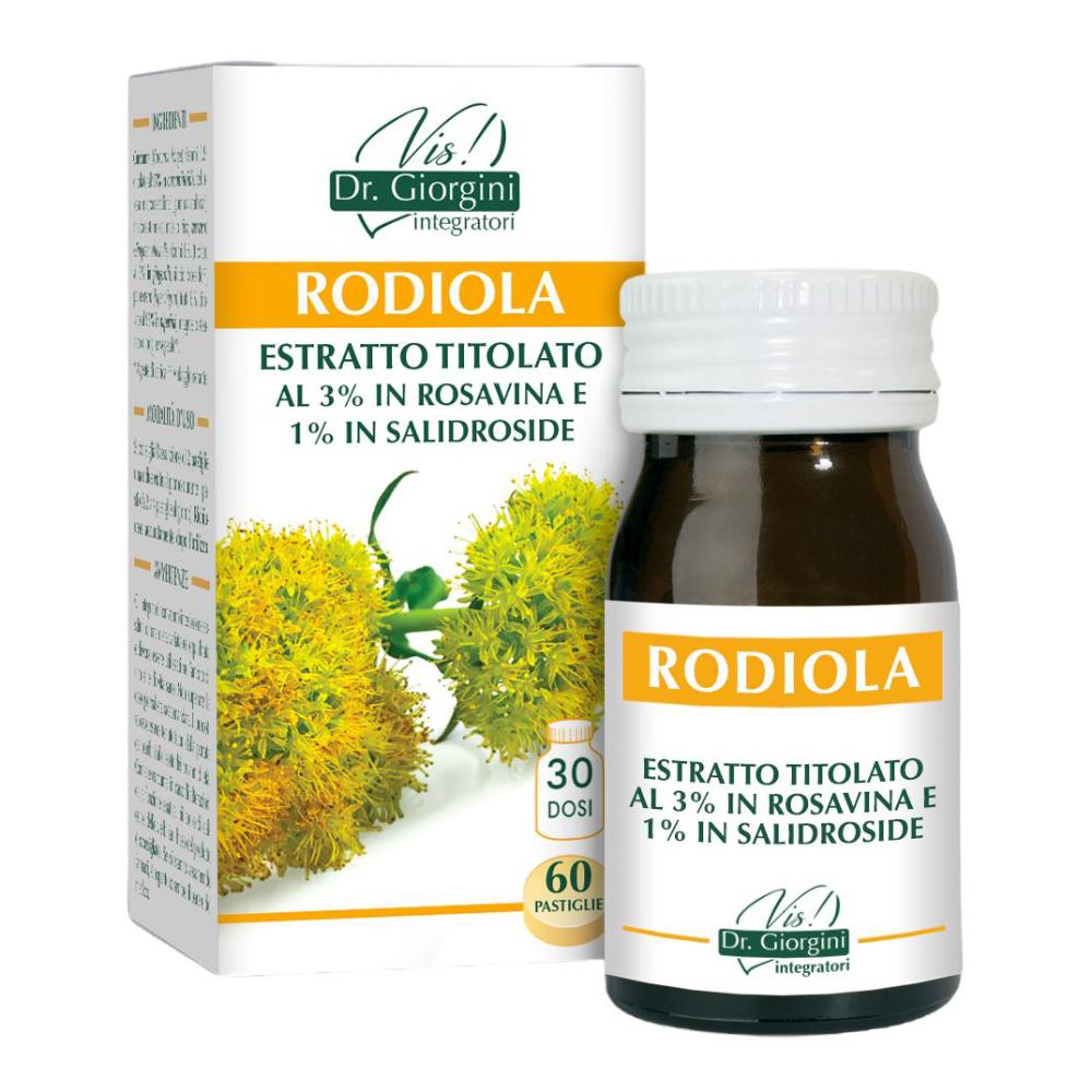 Rodiola Estratto Titolato 3% Rosavina e 1% Salidroside - Integratore Alimentare 60 pastiglie