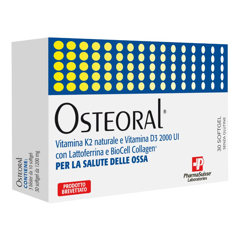 Pharmasuisse Laboratories Osteoral 30 Capsule Molli