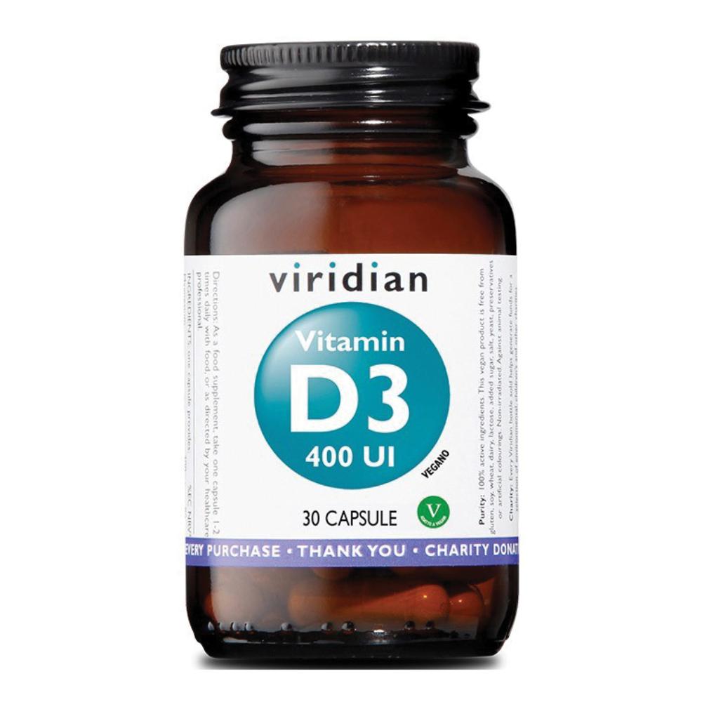 VIRIDIAN Vit.D3 400UI 30Cps