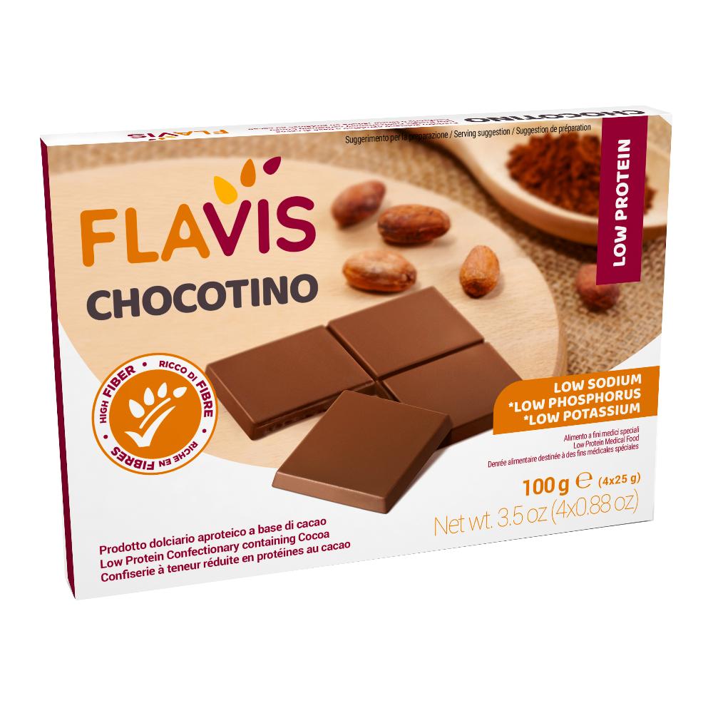 Dr.schar Mevalia Flavis Chocotino Aproteico Barrette Cioccolato Aproteico 100g