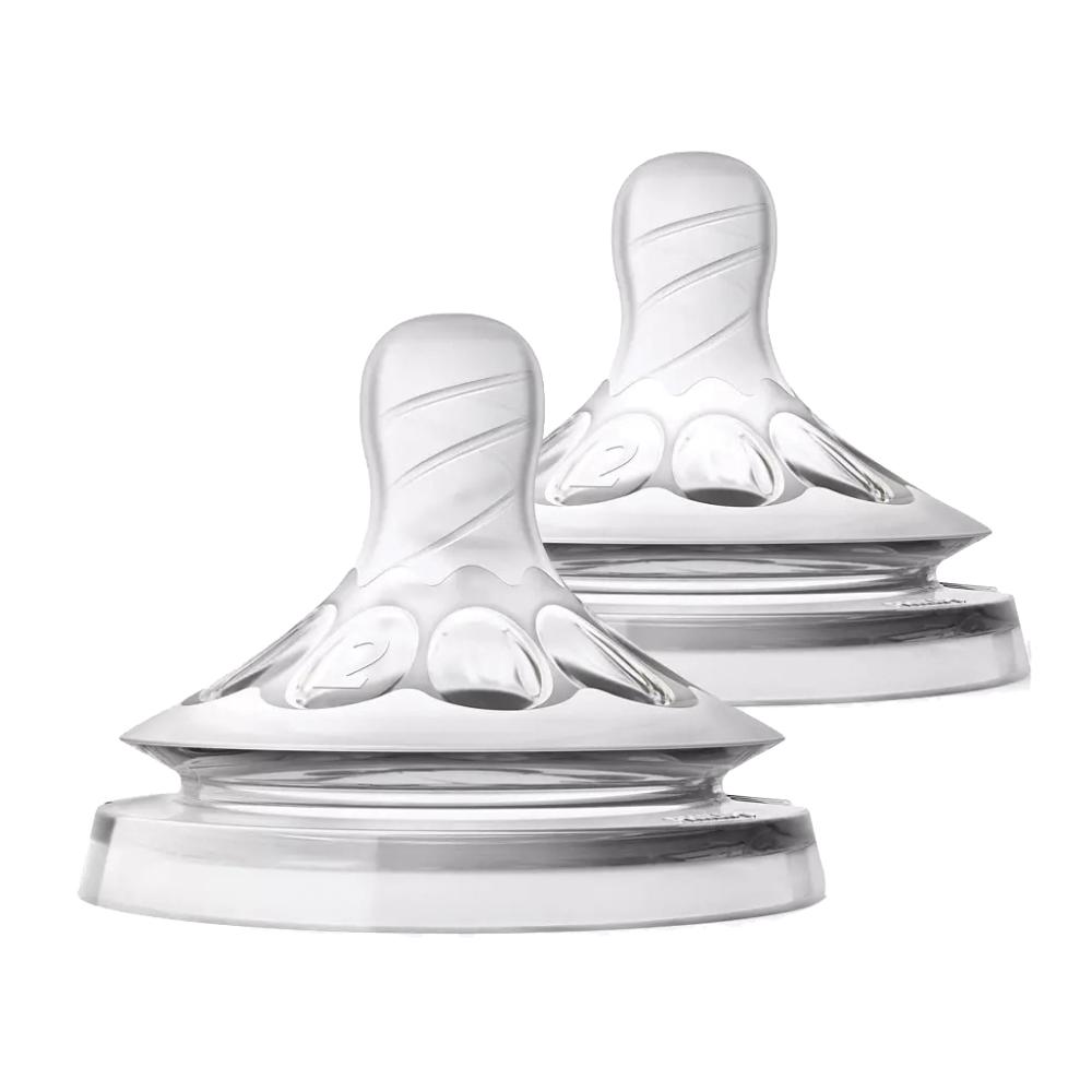 Philips Avent 2 Tettarelle Natural Flusso Lento 2 Fori