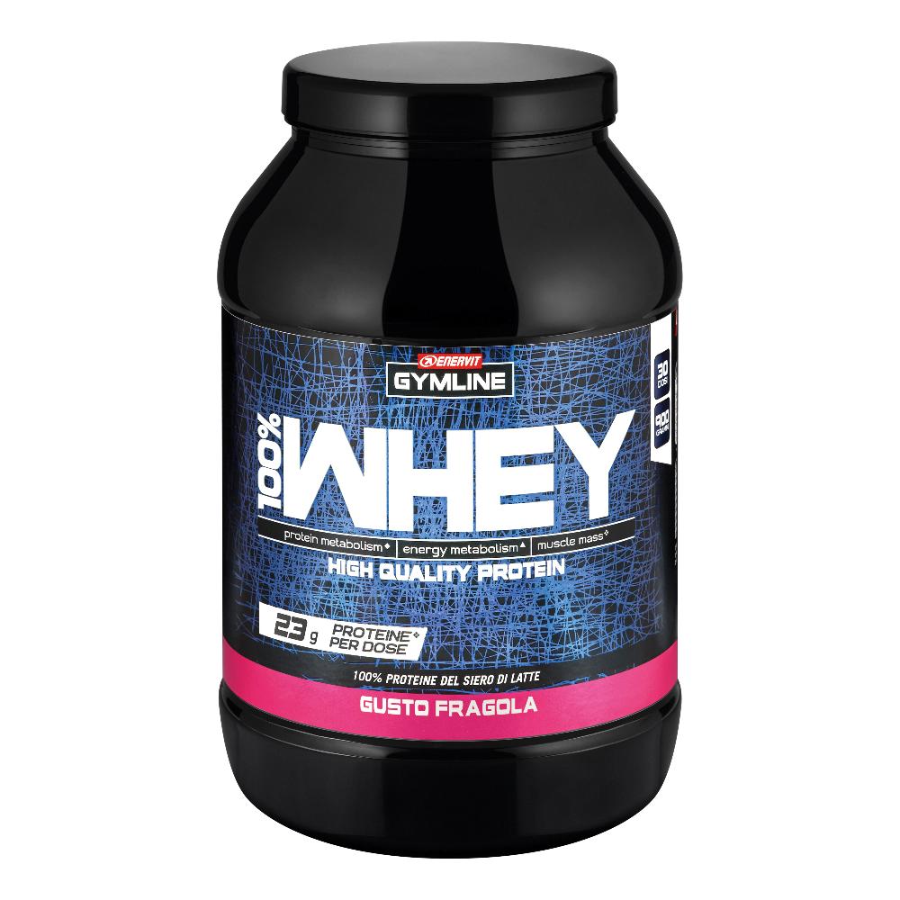 Enervit Gymline 100% Whey Protein Concentrate Fragola 900g