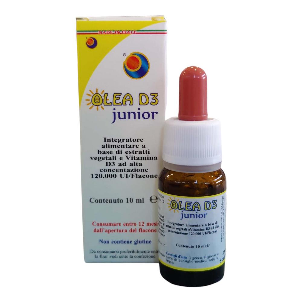 Olea D3 Junior 10 ml - integratore vitamina D3 e olio extravergine di oliva BIO