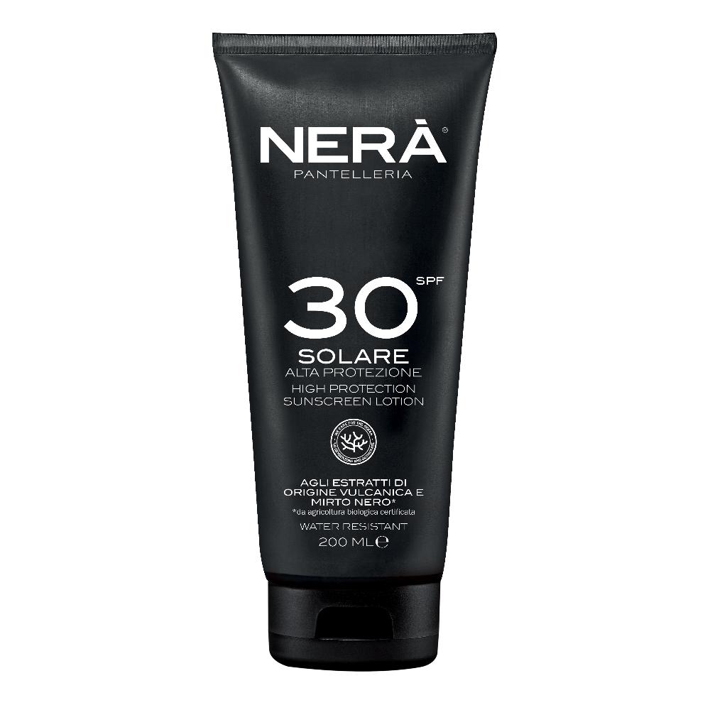 NERA' Crema Solare Viso e Corpo SPF 30 Protezione Alta - Crema Solare Idratante Antiage per Pelli Sensibili