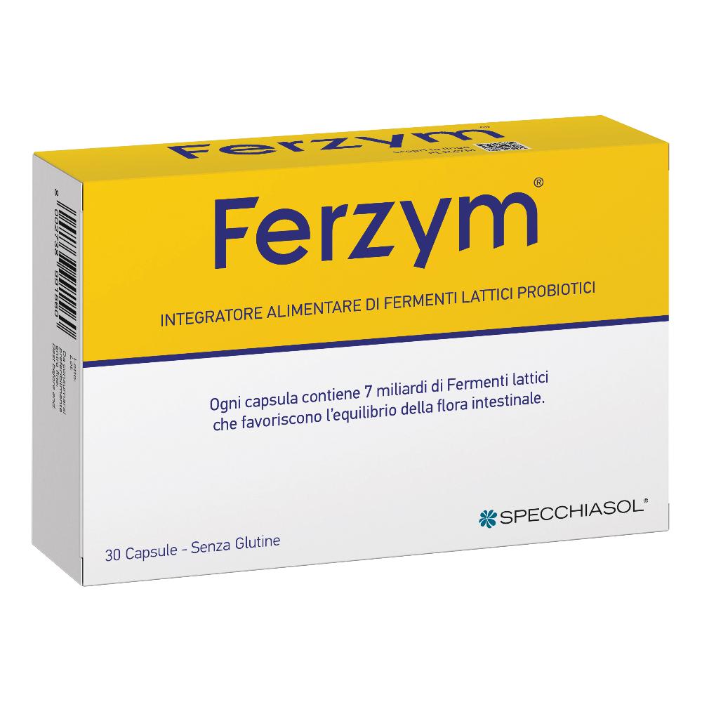 Ferzym Integratore Fermenti Lattici Specchiasol 30 Capsule