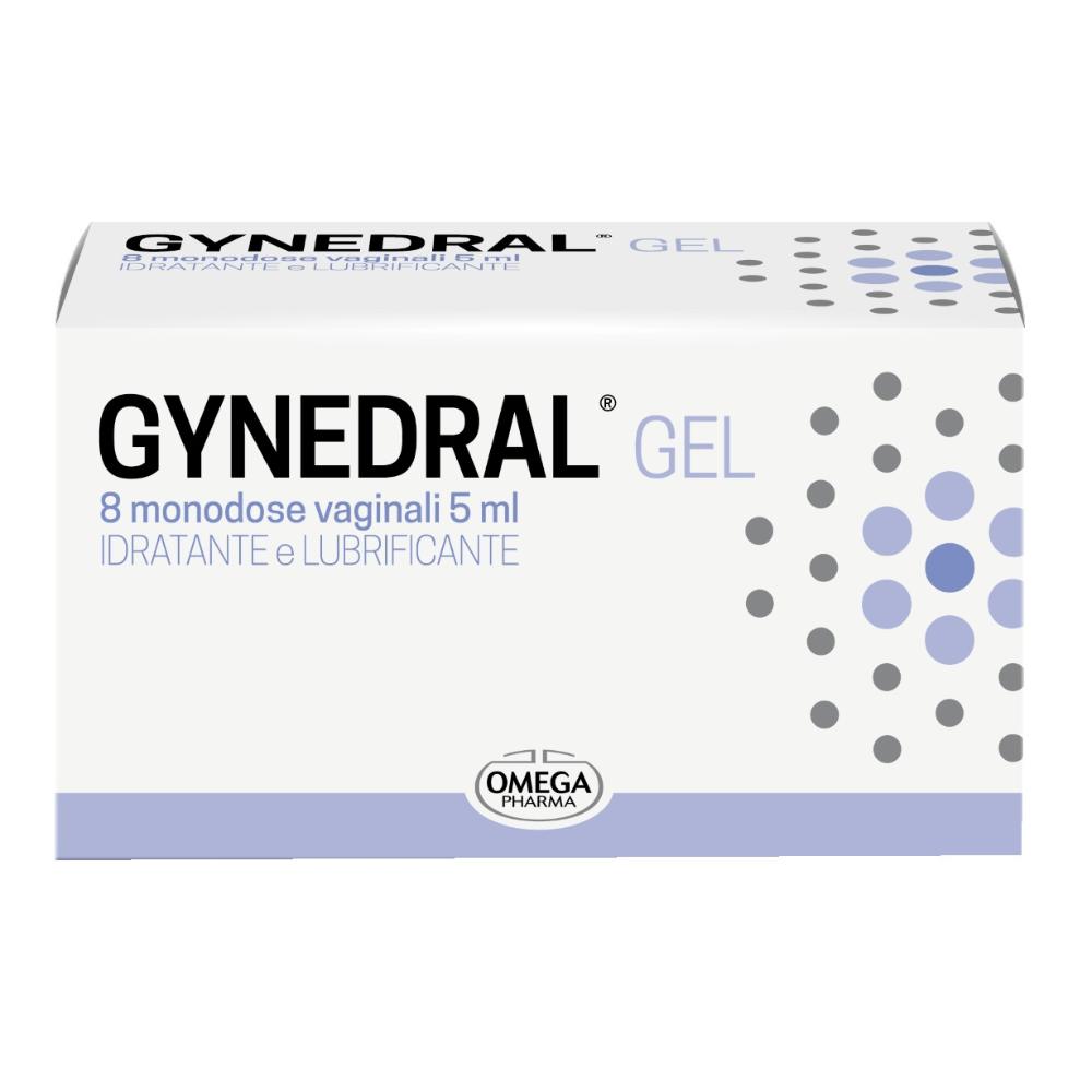 Gynedral Gel Vaginale - Idratante e Riparatore Intimo - 8 Monodosi da 5 ml