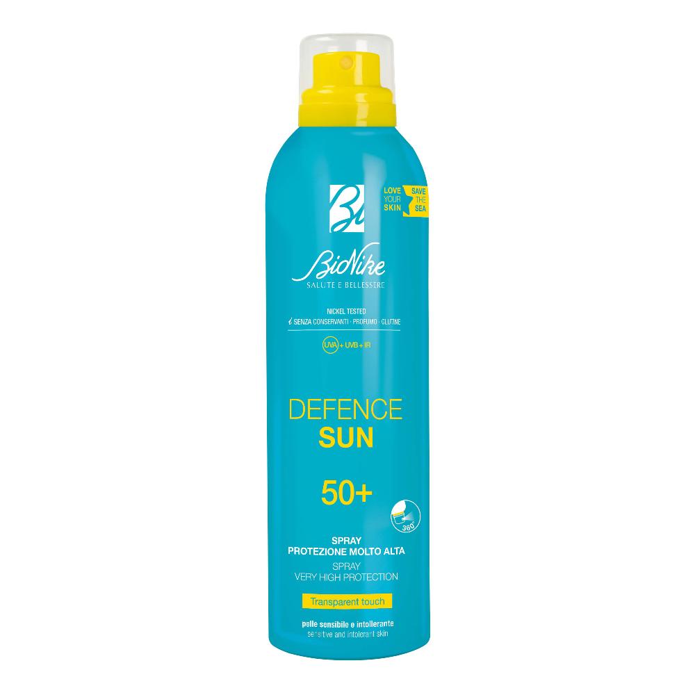 Bionike Defence Sun Spray Protezione Solare Molto Alta SPF 50+ Trasparente 200ml