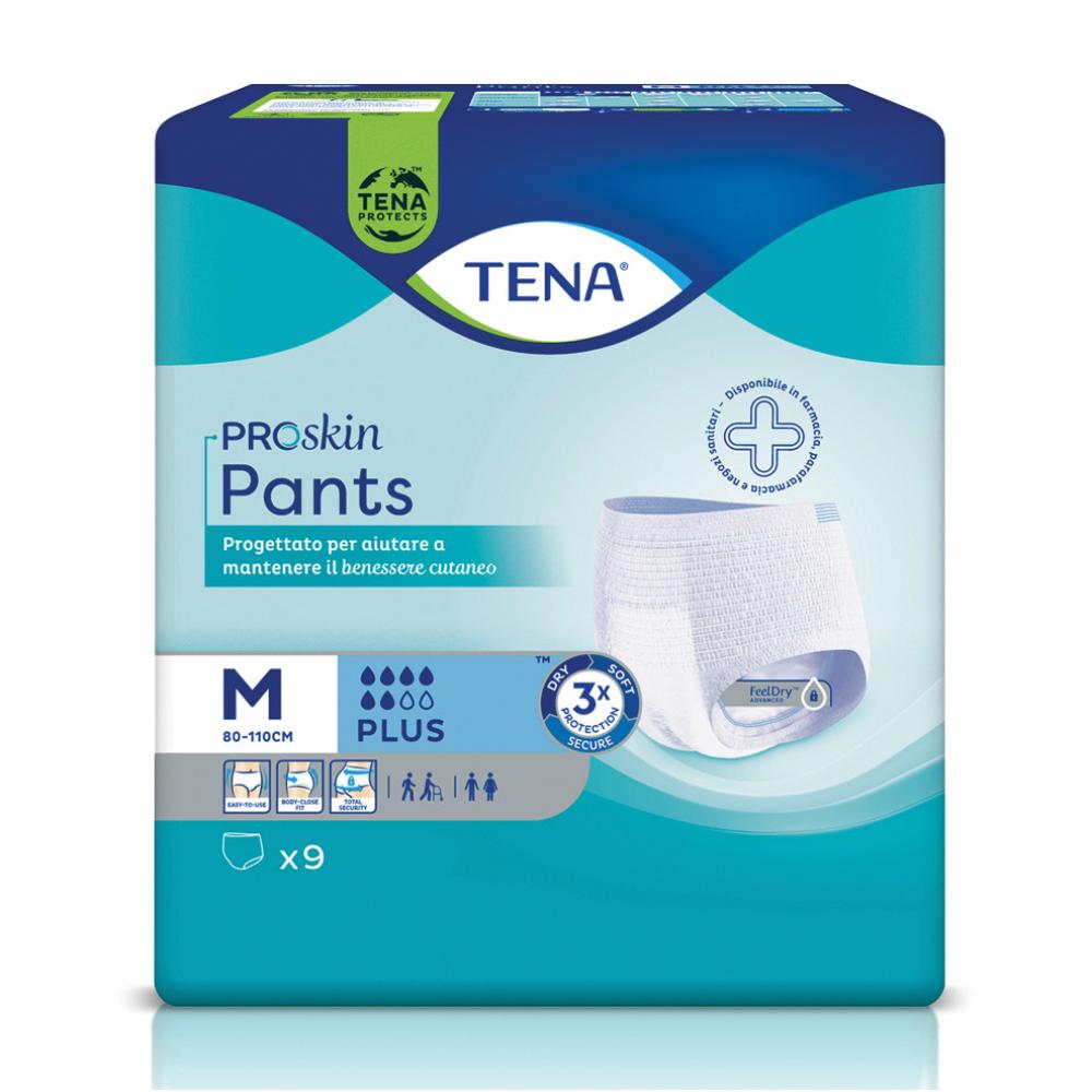 Tena Pants Plus Pannoloni Mutandine Assorbenti Taglia M 9 Pezzi