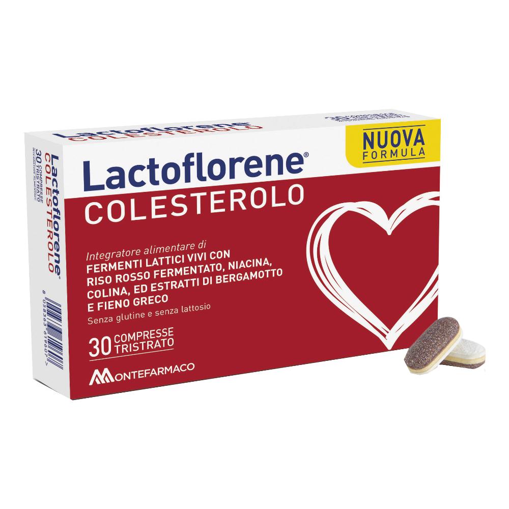 Lactoflorene colesterolo 30 compresse con fermenti lattici e riso rosso - Montefarmaco
