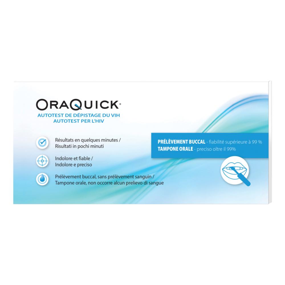 Oraquick Hiv Self-test Auto test Orale 1 Pezzo