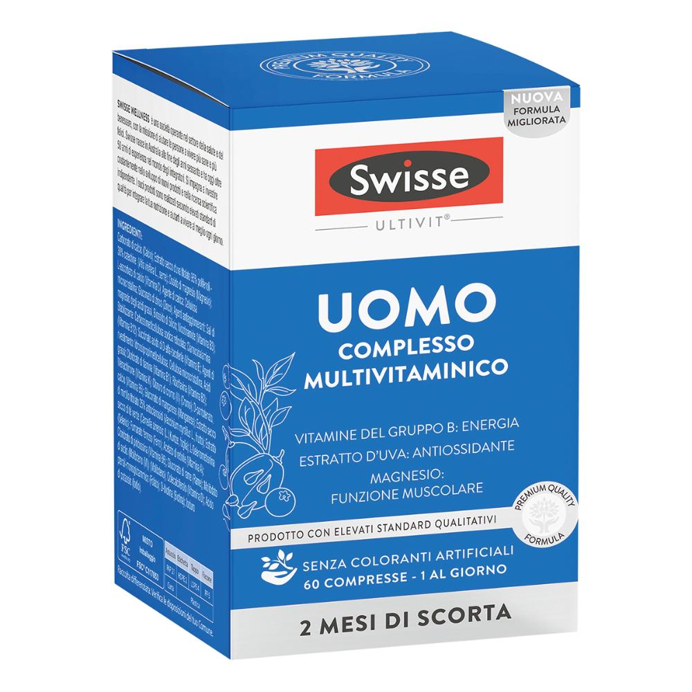 Swisse - Uomo Complesso Multivitaminico 60 Compresse
