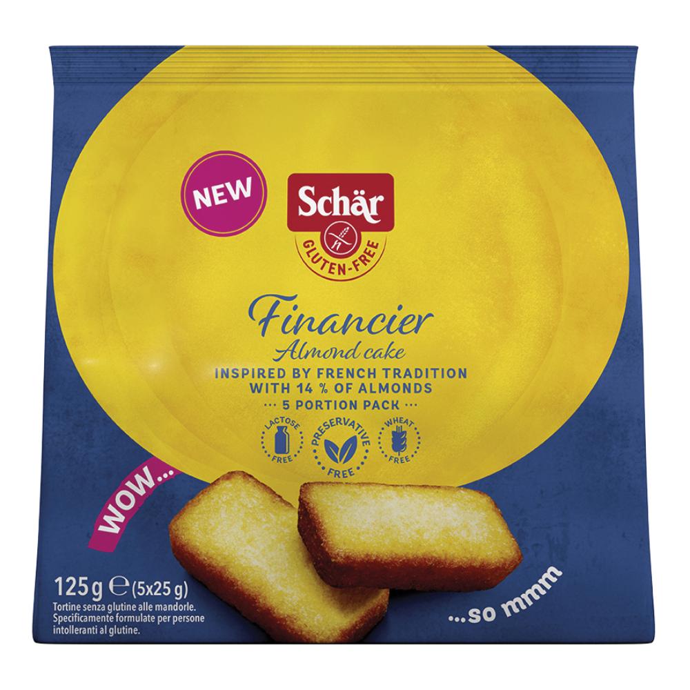 Schar - Financier Merendine Senza Glutine Confezione 4 Pezzi