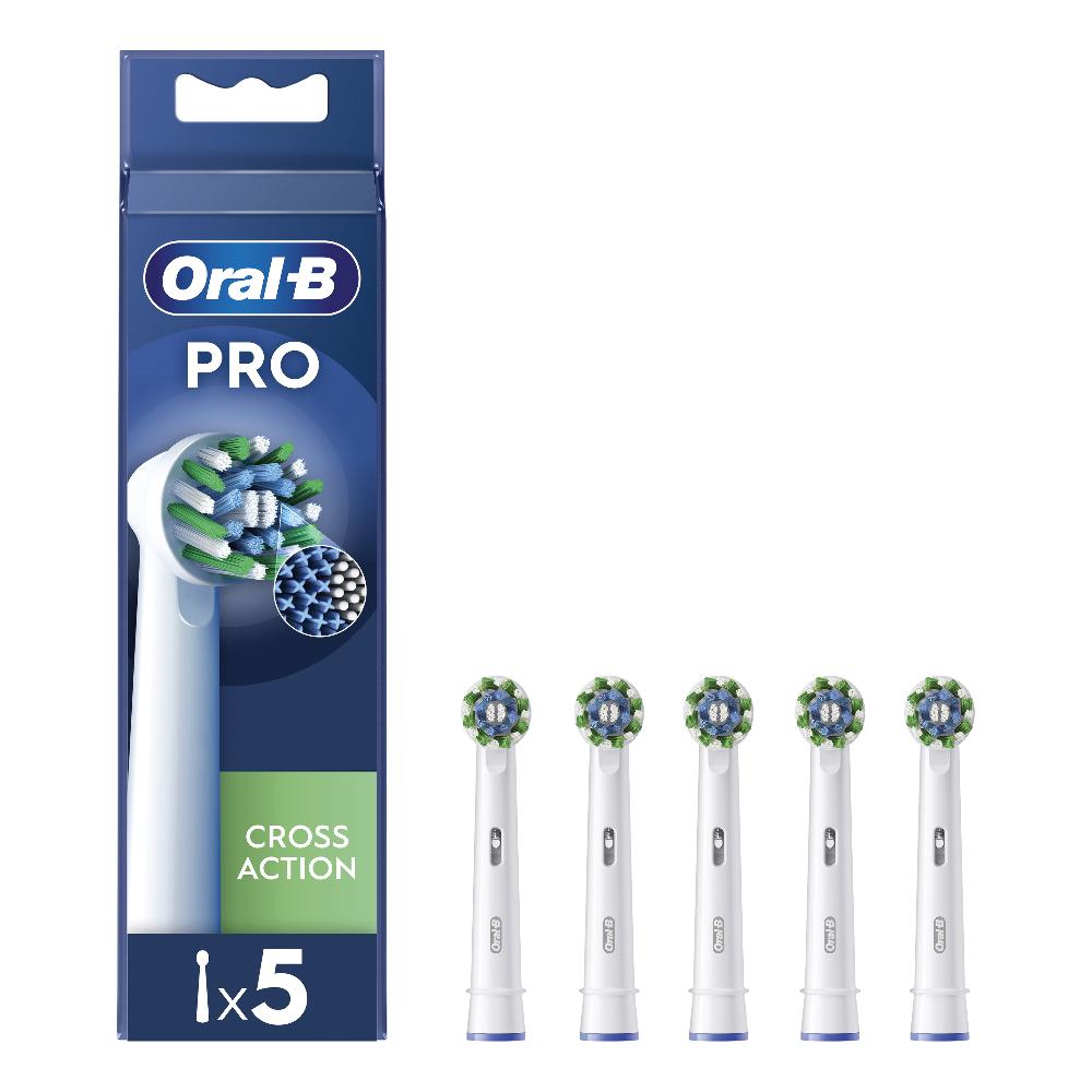 Oral-B Testine Di Ricambio Pro Cross Action 5 Pezzi