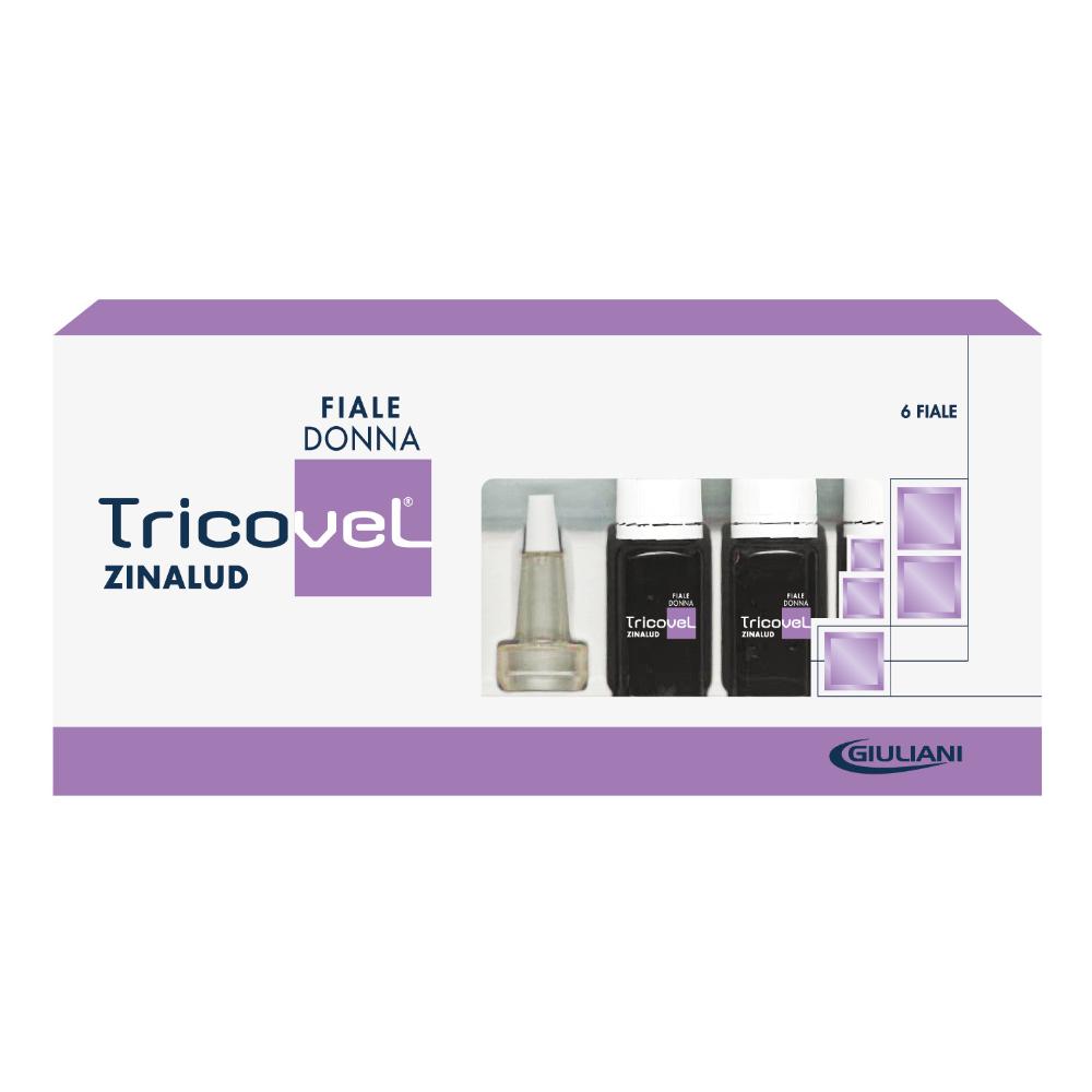 Tricovel Zinalud Donna 6 Fiale Anticaduta