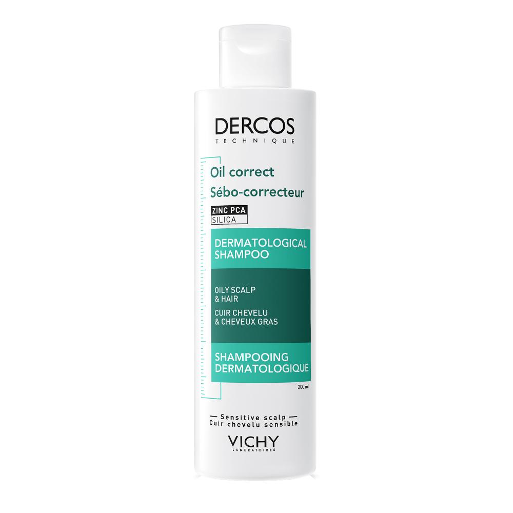 Vichy Dercos Shampoo Sebo Regolatore Trattante Capelli Grassi 200ml